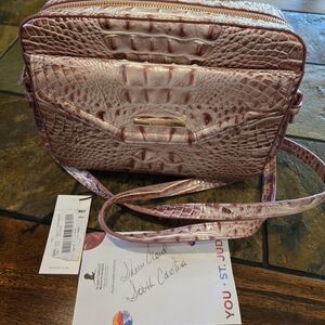 Brahmin NWT pink icing Shea